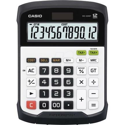 CASIO HESAP MAKINESI MASAUSTU WD-320MT 12 HANE