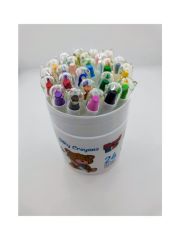 KRAF KIDS PASTEL BOYA SILKY CRAYON 24 LU KK505