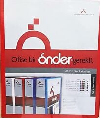 ONDER KLASOR  A4 2 D MKN.50mm KIRMIZI (2005-2)