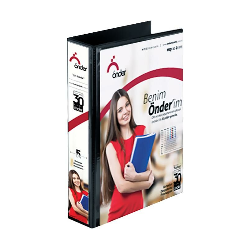 ONDER KLASOR A4 2 D MKN.50mm SIYAH (2005-3)