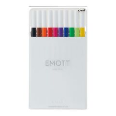 UNI FINELINER EMOTT 0.4 CANLI RNK 10LU PEM-SY/10C.