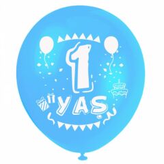 NEDI BALON 1 YAS KARISIK BASKILI 16 LI