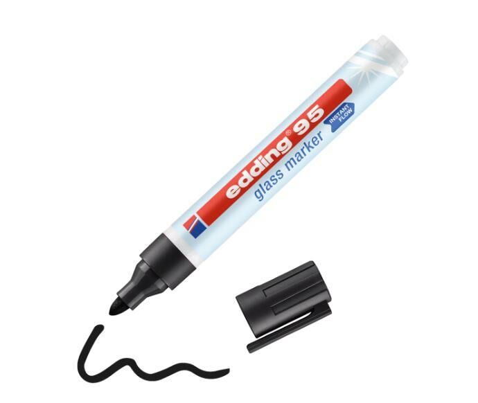 EDDING CAM YAZI TAHTASI KALEMI SIYAH 95