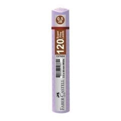 FABER CASTELL GRIP MIN 05 2B 60MM 120 LI PAS.MOR