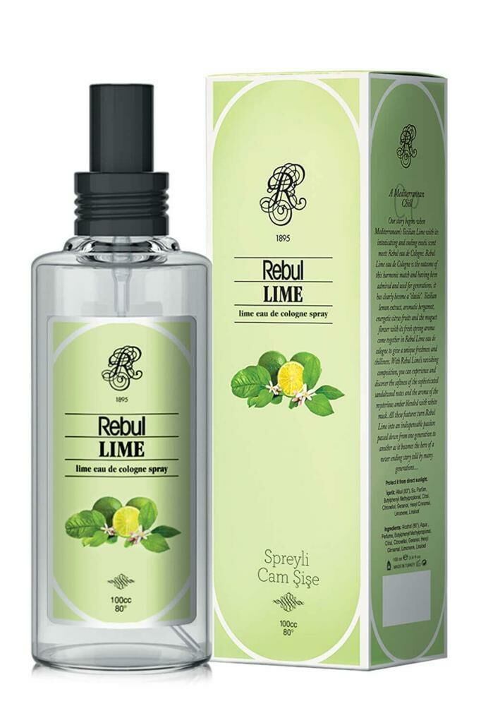 REBUL KOLONYASI LIME 125ml SPREYLI PET SISE
