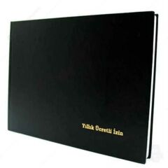 DILMAN YILLIK UCRETLI IZIN DEFTERI 96YP CILTLI