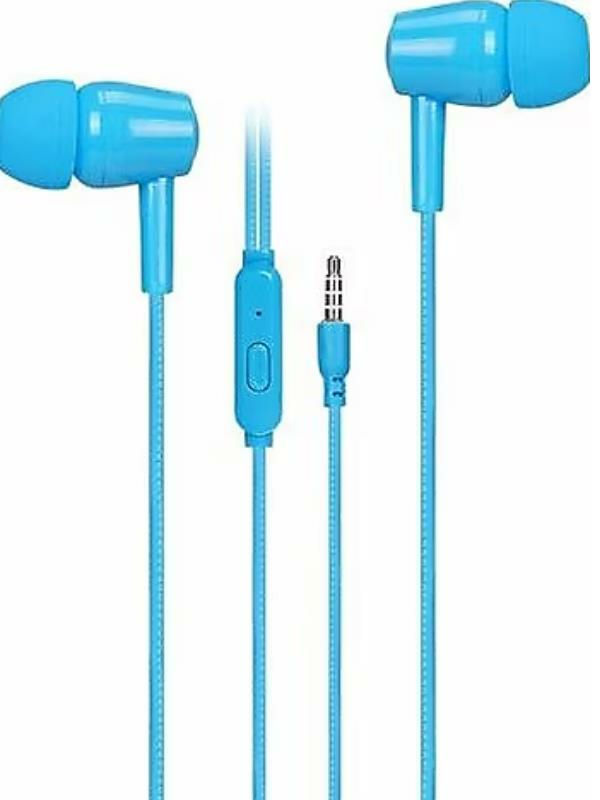 ASONIC AS1 MIKROFONLU KULAKLIK KULAK ICI MAVI