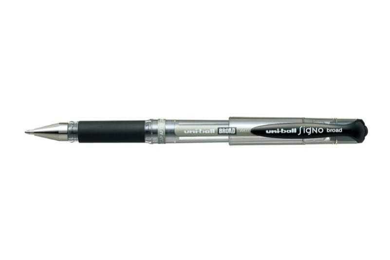 UNIBALL SIGNO BROAD JEL KALEM 1mm SIYAH (UM-153)