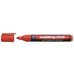 EDDING PERMANENT MARKER YUVARLAK UC KIRMIZI(300)