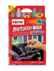FATIH CRAYON BOYA 6 RENK METALIK JUMBO 50180