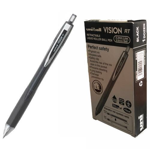 UNI ROLLER VISION RT 06 SIYAH 12 LI (UBN-176)