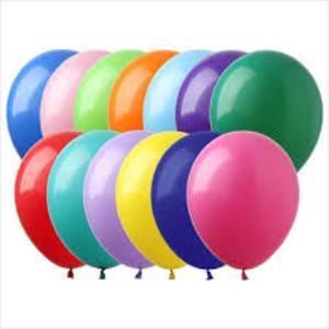 GEMAR BALON KARISIK RENK 16CM 100 LU