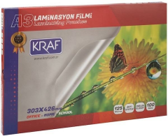 KRAF LAMINASYON FILMI A3 125mıc 100 LU (2123)