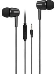 ASONIC AS1 MIKROFONLU KULAKLIK KULAK ICI SIYAH