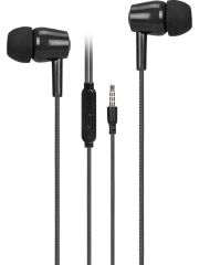 ASONIC AS1 MIKROFONLU KULAKLIK KULAK ICI SIYAH