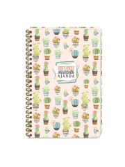 KESKIN AKADEMIK AJANDA 17x24 SPR.CACTUS