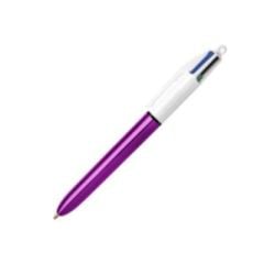 BIC FONKSIYONLU TUKENMEZ KALEM 4 RENK SHINE MOR