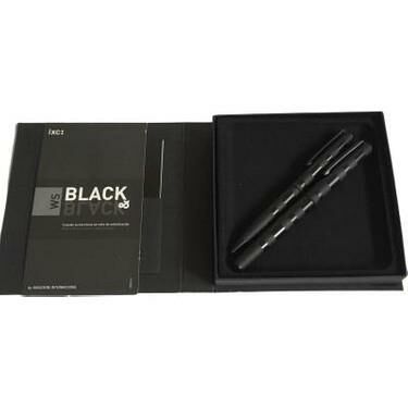 INOXCROM BLACK RAYAS DOLMAKALEM+TUKENMEZ SET