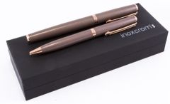 INOXCROM CHOCOLATE DOLMAKALEM+TUKENMEZ SET