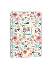 KESKIN AKADEMIK AJANDA 17x24 CILTLI FLORAL