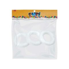 PUTI KOPUK HALKA 10cm 3 LU(4964)