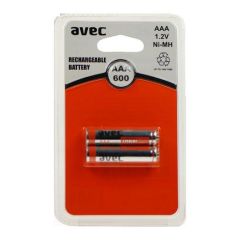 AVEC SARJLI TELSIZ TELEFON PIL AAA 600mAh 2 LI