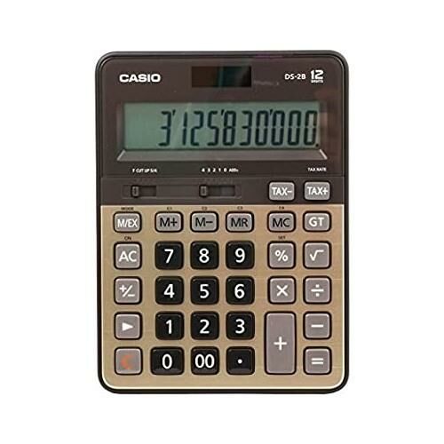 CASIO HESAP MAKINESI MASA USTU DS-2B-GB (12 HANE)