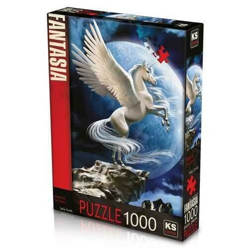 KS PUZZLE 1000 PARCA MEGICAL UNICORN SALLY CURTIS