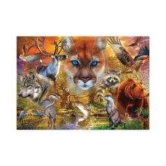 KS PUZZLE 1000 PARCA NORTH AMERICAN ANIMALS