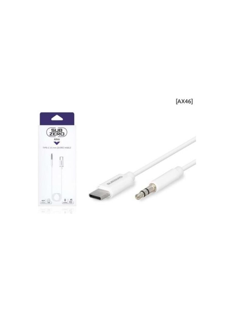 SUBZERO AX46 TYPE-C TO 3.5 MM AUX KABLO