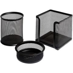 MAS BION MASA SETI  METAL UCLU SIYAH (9302)