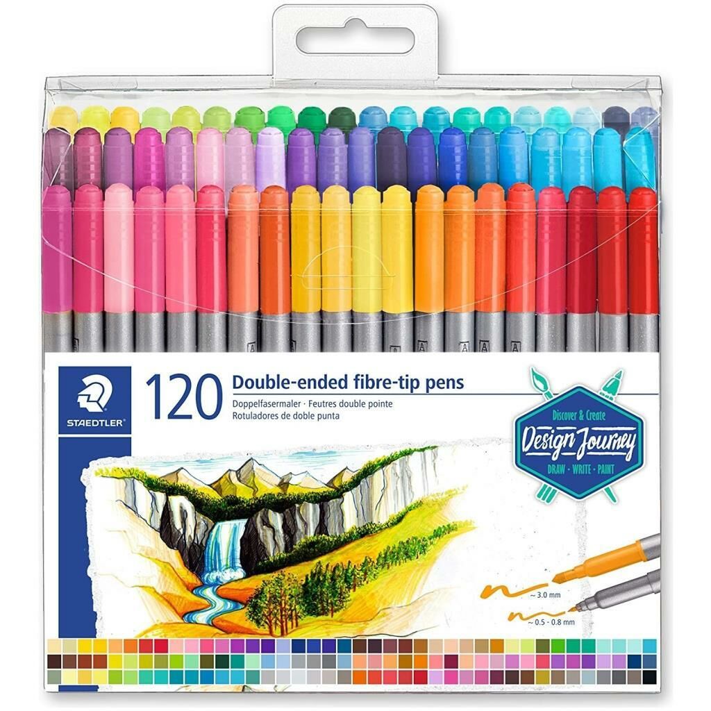 STAEDTLER KECELI KALEM CIFT TARAFLI 120 LI 3200 TB