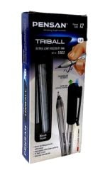 PENSAN TUKENMEZ KALEM TRIBALL SIYAH 12 LI