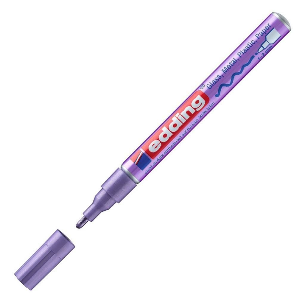 EDDING DEKORASYON MARKORU E-751 METALIK MOR
