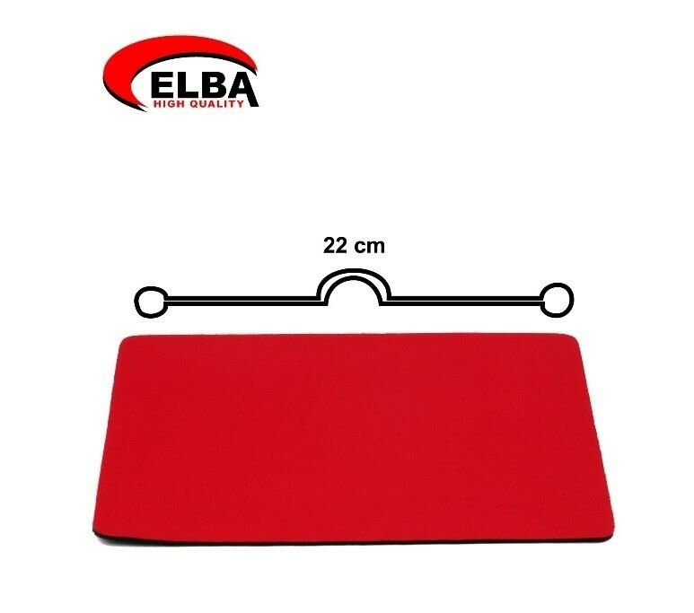 ELBA MOUSE PAD KIRMIZI 18X22cm (220)