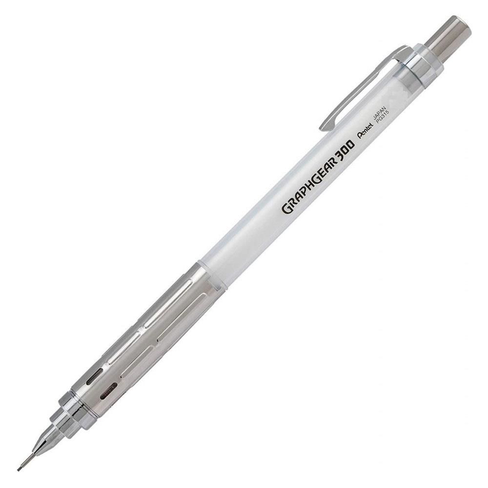 PENTEL TEKNIK CIZIM KALEMI GEAR300 07MM BEYAZ