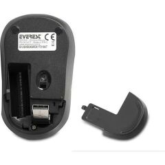 EVEREST KABLOSUZ MOUSE  USB SIYAH/KIRMIZI (SM-804)
