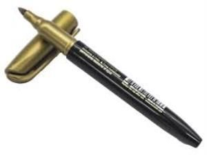MONAMI DAVETIYE KALEMI METALIK ALTIN MARKOR 1.7mm