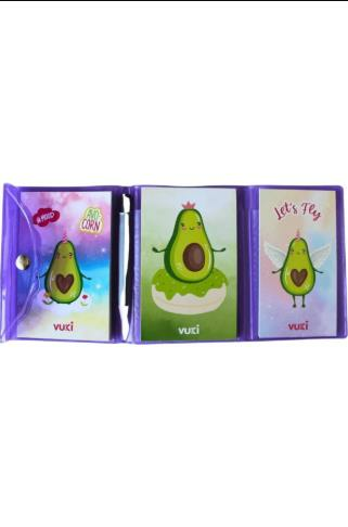 VUKI RENKLI MINI KALEMLI DEFTER AVOKADO VK-0114-04