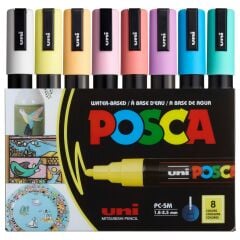 UNI POSTER MARKOR POSCA 1.8-2.5 PC-5M/8CSC SOFT8LI