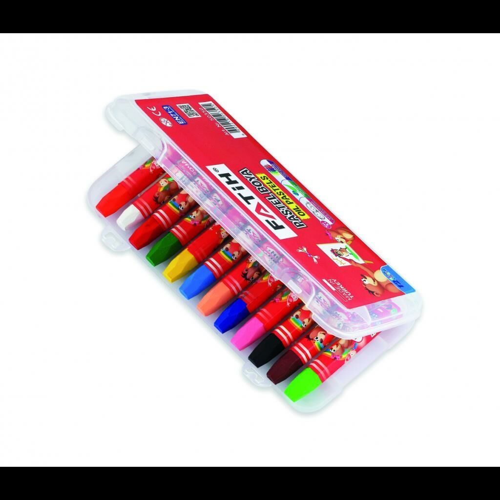 FATIH PASTEL BOYA 12 RENK KING SIZE PLASTIK(50350)