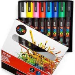 UNI POSTER MARKOR POSCA 1.8-2.5 PC-5M/8CSC ANA 8LI