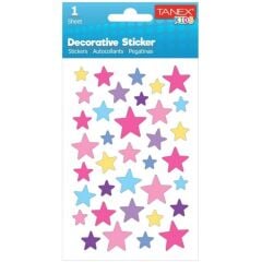 TANEX TNX-25017 PUFFY YILDIZ STICKER