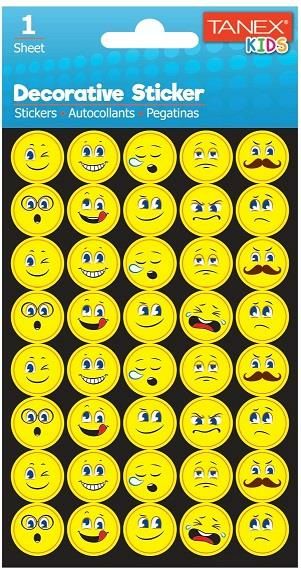 TANEX TNX-25026 PUFFY GULEN YUZLER STICKER