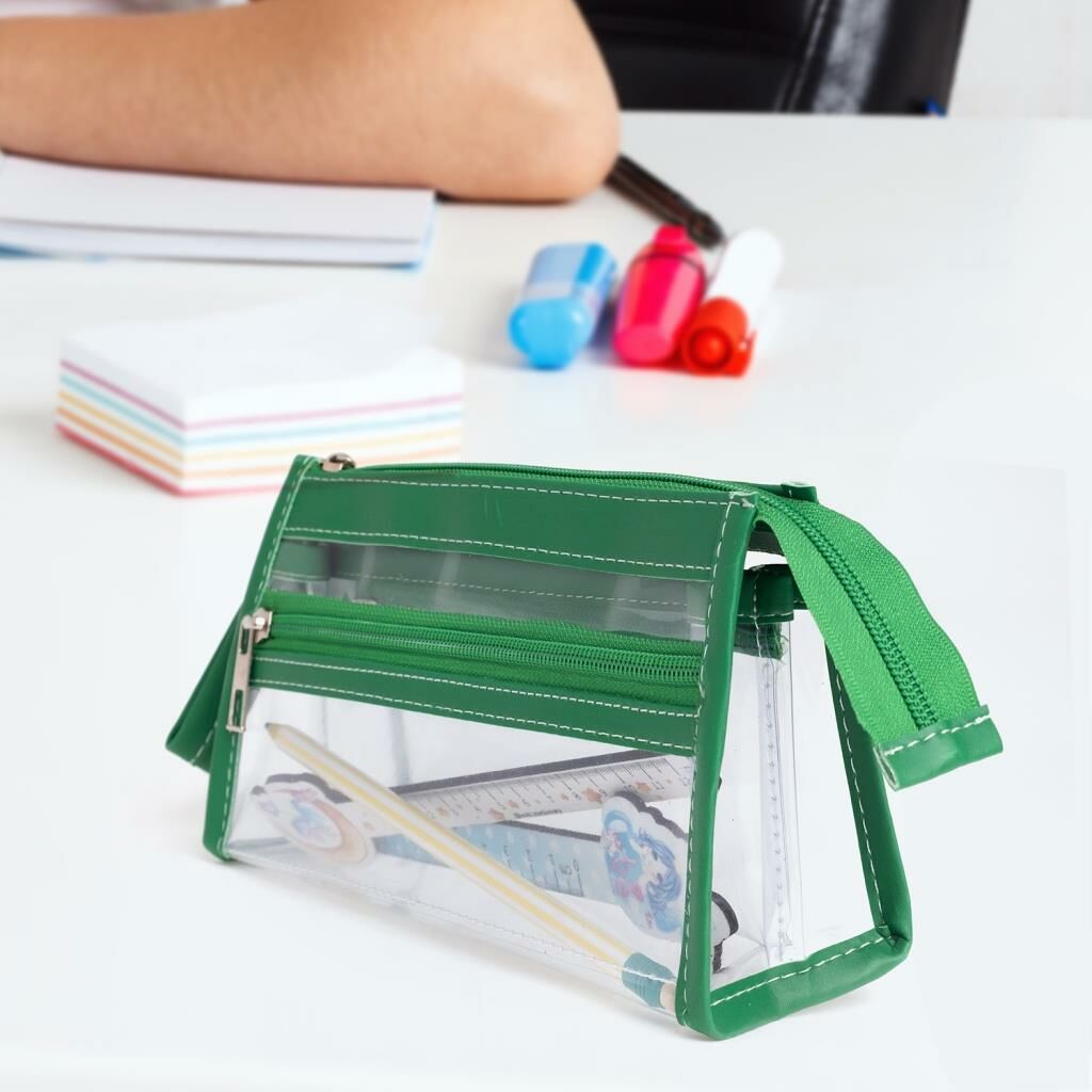 VUKI KALEM CANTASI 3 BOLME DERI+PVC YES VK-0119-07