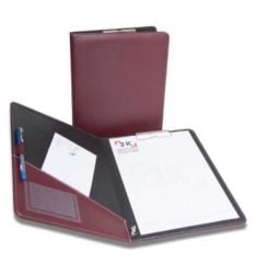 2K SEKRETERLIK KAPAKLI A4 SUNI DERI BORDO 501-4