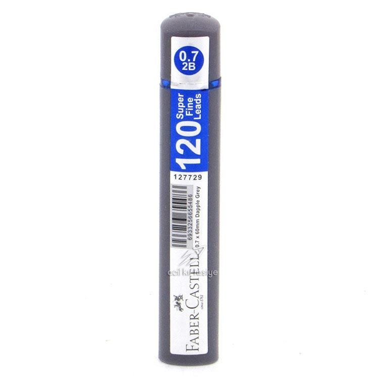 FABER CASTELL GRIP MIN 07 2B 60MM 120 LI ALACA GRI