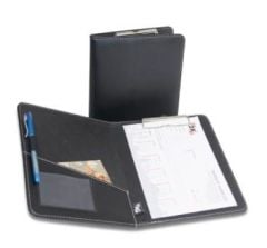 2K SEKRETERLIK A5 SUNI DERI SIYAH 510-1