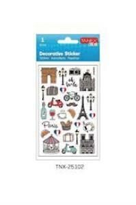 TANEX TNX-25101 PUFFY TURISTIK YERLER-1 STICKER TE