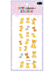 PUTI SHINE STICKER - KEDI